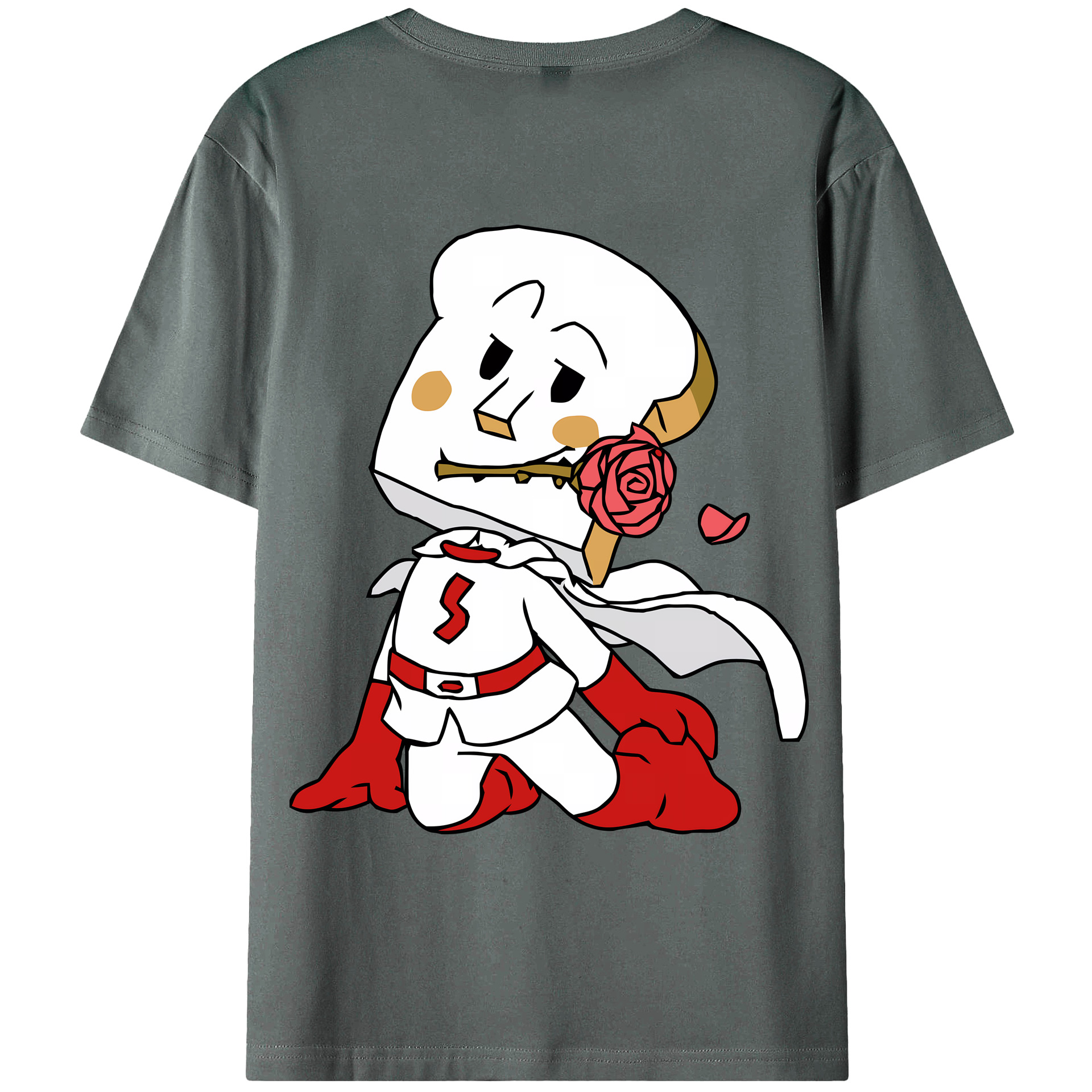 （画像用） アンパンマン Anpanman 綿100％ メンズ半袖Tシャツ（バックプリント） 通気性